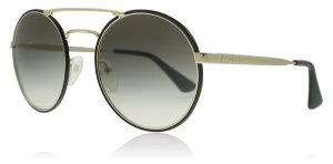 image of Prada PR51SS Sunglasses Black / Pale Gold 1AB0A7 54mm