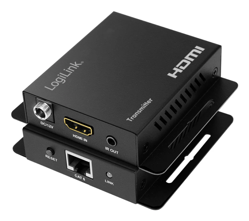Image of LogiLink HD0063 AV extender AV transmitter & receiver Black