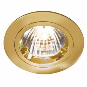 image of KnightsBridge MR16 Die-Cast 50mm 12V Low Voltage Fixed Downlight - Brass