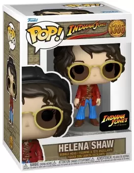 image of Indiana Jones Indiana Jones and the Dial of Destiny - Helena Shaw vinyl figurine no. 1386 Funko Pop! multicolour