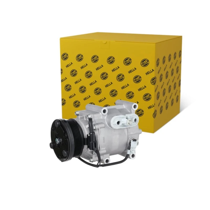 Image of HELLA Air conditioning compressor HELLA 8FK 366 201-581