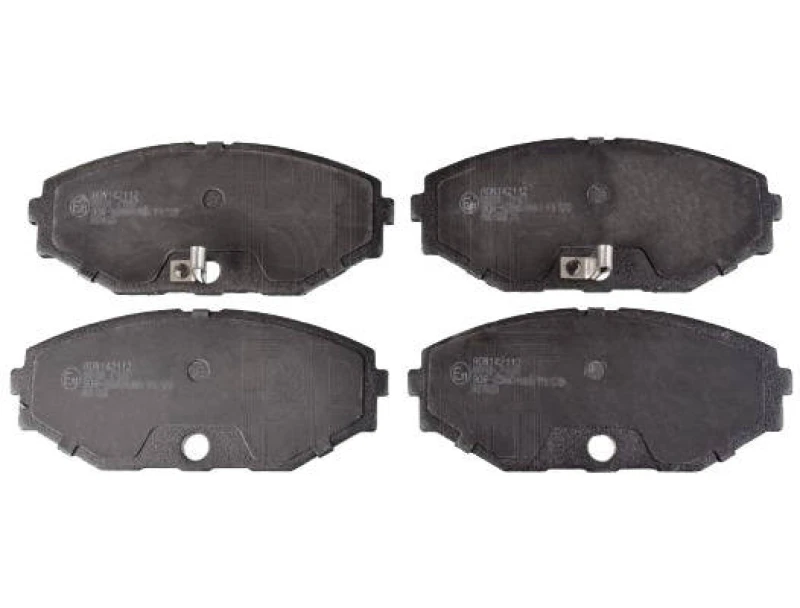 Image of Blue PRINT ADN142112 Brake pad set Front Axle, with acoustic wear warning Brake Pad Set,disc brake (402)