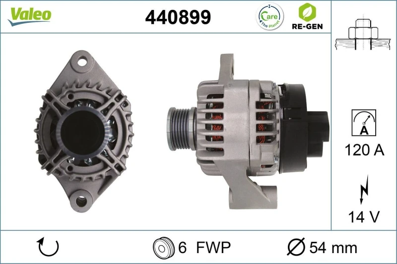 Image of Alternator VALEO 440899