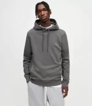 Image of AllSaints Mens Raven Pullover Hoodie, Sacremento Green, Size: XS