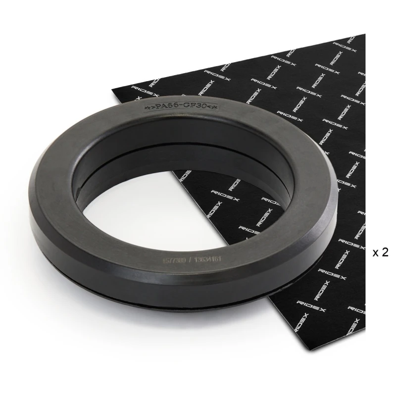 Image of RIDEX 1626F0082 Strut Bearing Front Axle Friction Bearing,suspension strut support mounting (1626)