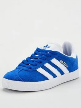 Image of Adidas Originals Gazelle C Childrens Trainer - Blue