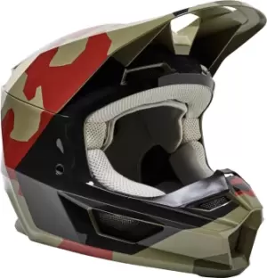 Image of FOX V1 BNKR Motocross Helmet, multicolored, Size 2XL, multicolored, Size 2XL