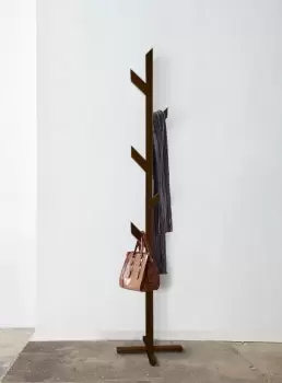 Image of Arbrano Solid Wood Handmade Coat and Hat Rack