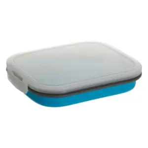 Image of Maison By Premier Collapsible Grub Tub Lunch Box With Spork - Blue