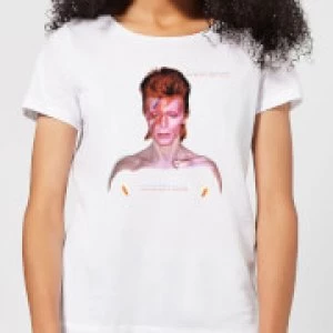 David Bowie Aladdin Sane Cover Womens T-Shirt - White