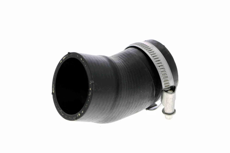 Image of VAICO V10-2828 Turbocharger Hose Rubber with fabric lining, Q+, original equipment manufacturer quality Rubber with fabric lining Charger Intake Hose