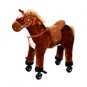 image of HOMCOM Rocking Horse 330-016BN Brown