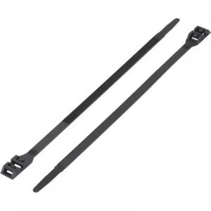 Image of Cable tie 265mm Black Double head KSS 1091163