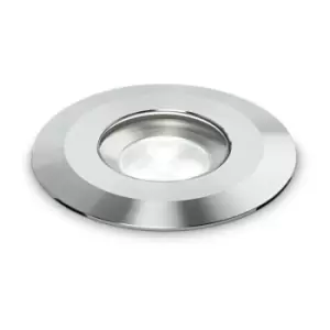 Image of Ideal Lux Park - LED 1 Light Outdoor Recessed Spotlight Steel