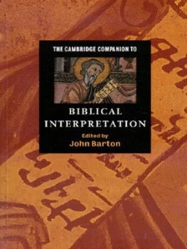 Image of The Cambridge Companion to Biblical Interpretation by John Barton Book