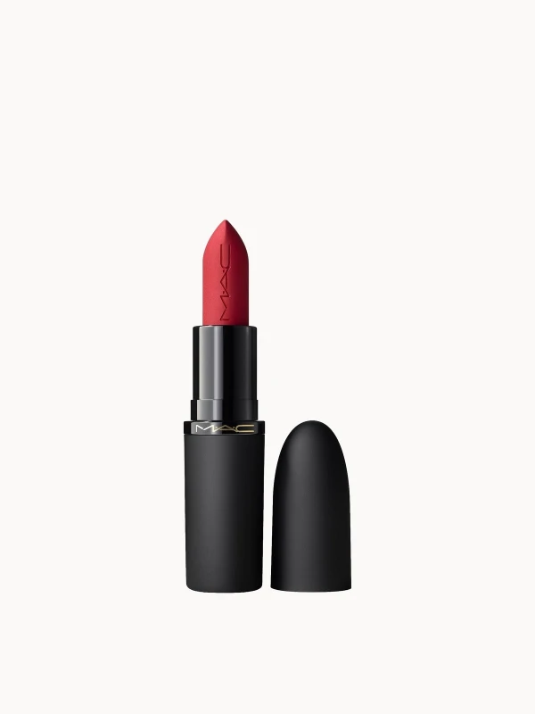 Image of MAC Powder Kiss Hazy Matte Lipstick 3.5g (Various Shades) - Ruby New