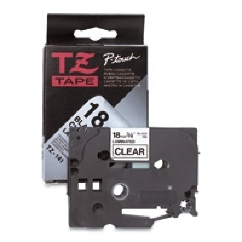 Image of Brother TZ-S141 DirectLabel Black on Transparent extra strong 18mm x 8