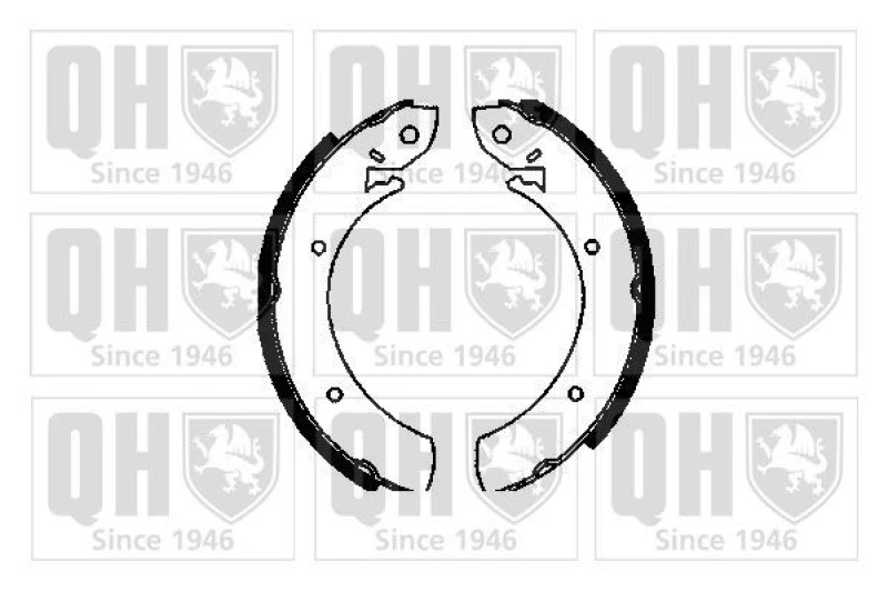 Image of QUINTON HAZELL Brake Shoe Set QUINTON HAZELL BS522