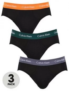 Image of Calvin Klein 3 Pack Briefs - Black