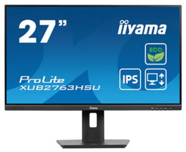 image of iiyama ProLite 27" XUB2763HSU-B1 Full HD IPS LED Monitor