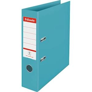 Image of A4 Lever Arch File, Turquoise, 75MM Spine Width, NO.1 Power - Outer Carton of 10