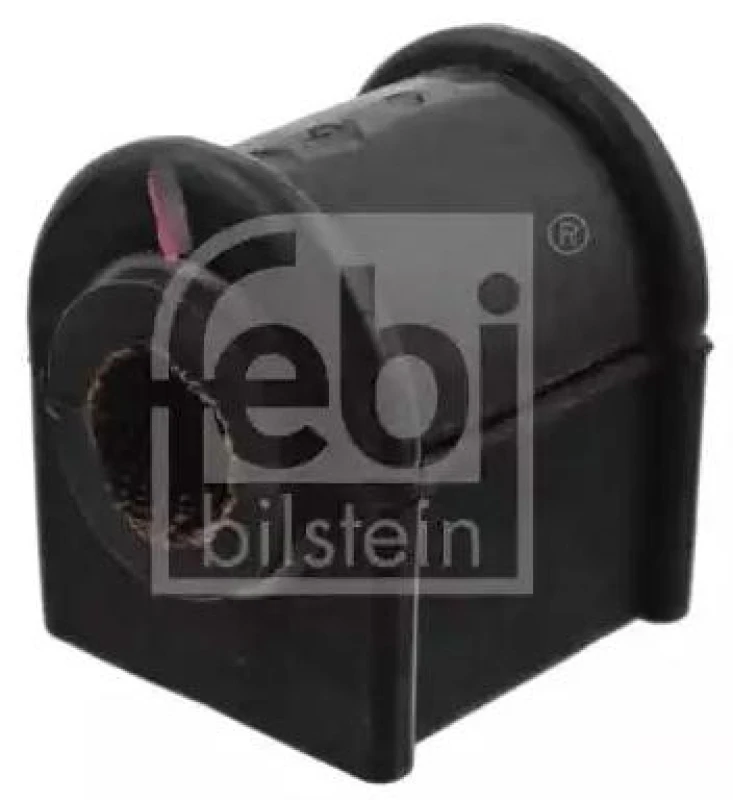 Image of FEBI BILSTEIN 101293 Stabilizer Bushes Rear Axle, Rubber with fabric lining Rubber, Rubber with fabric lining Anti-roll Bar Bush Kit (1334)