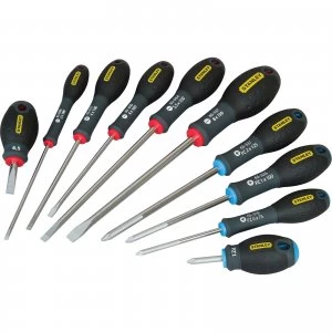 Image of Stanley FatMax 10 Piece Screwdriver Set