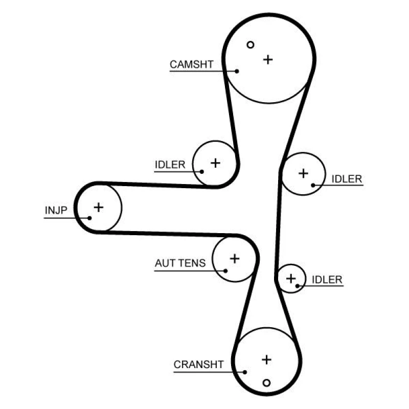Image of GATES Timing Belt GATES 5701XS