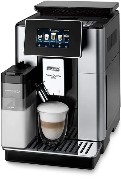 image of DeLonghi PrimaDonna Soul ECAM 610.74.MB Bean to Cup Coffee Maker