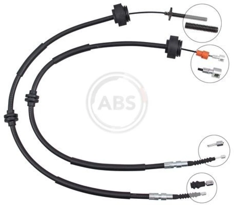 Image of A.B.S. Handbrake cable A.B.S. K10080
