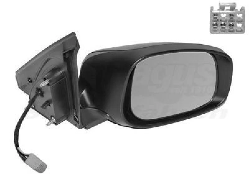 Image of VAN WEZEL Wing mirror VAN WEZEL 5222818