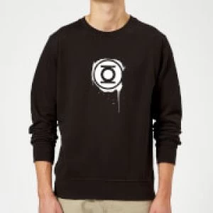 Image of Justice League Graffiti Green Lantern Sweatshirt - Black - 5XL