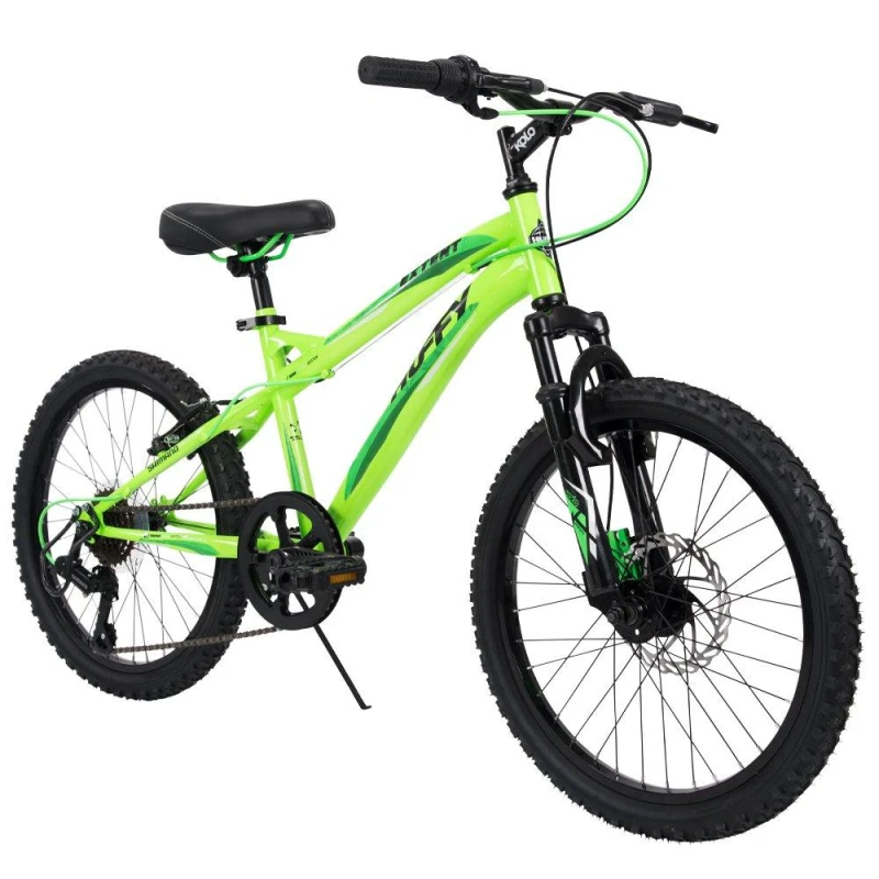 Image of Huffy Extent Kids Mountain Bike 20 Wheel 6-9 Year Green unisex 20