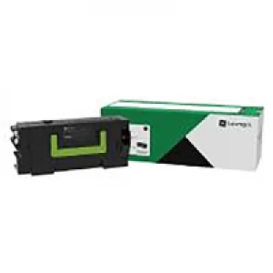 image of Lexmark 58D2U00 Black Laser Toner Ink Cartridge