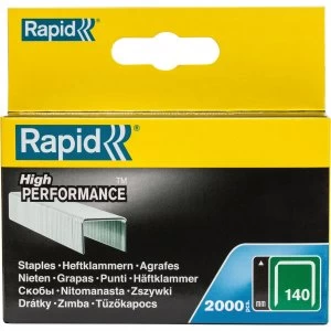 image of Rapid Type 140 Galvanised Staples 6mm Pack of 2000