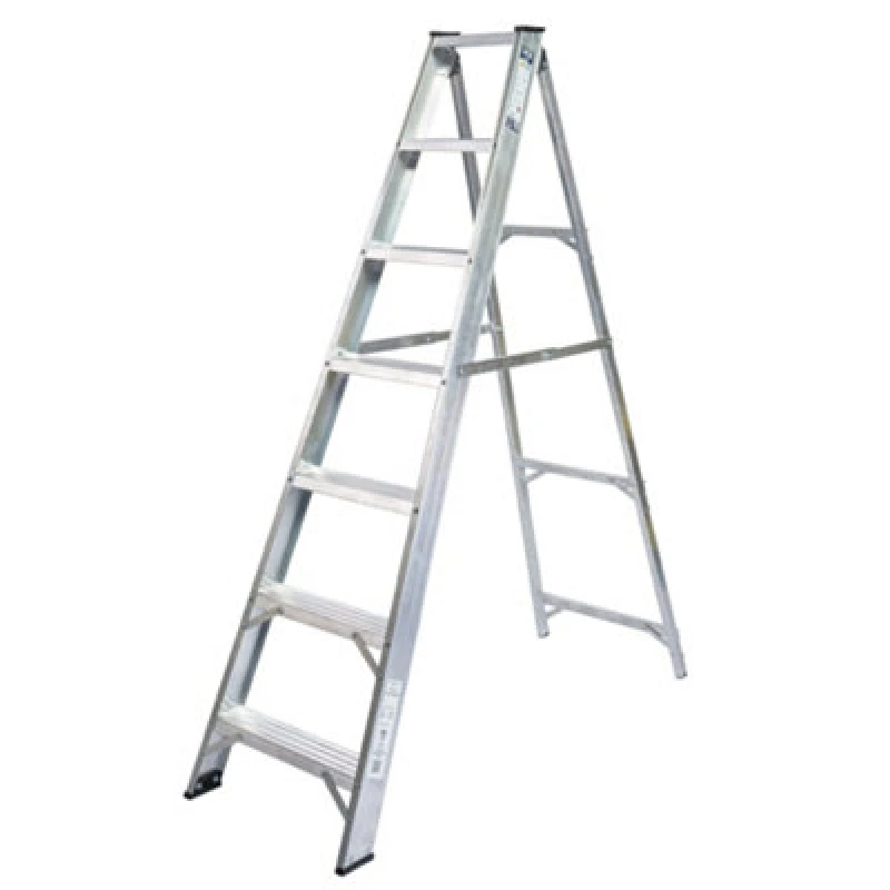Image of Lyte Heavy Duty Class 1 Swingback Step Ladders 7 Treads