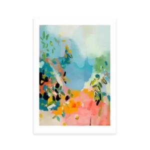 Image of East End Prints Olivier Avec Jardin Print MultiColoured