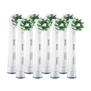 image of Oral B Cross Action CleanMaximiser Power Replacement Heads Toothbrush 8Pcs