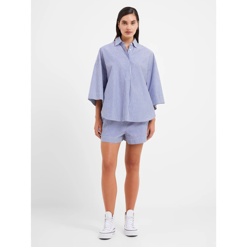 Image of French Connection Rhodes Shirt - Blue Blue 6