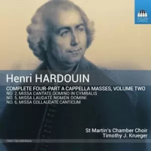 image of Henri Hardouin Complete Four-part a Cappella Masses - Volume 2 by Henri Hardouin CD Album