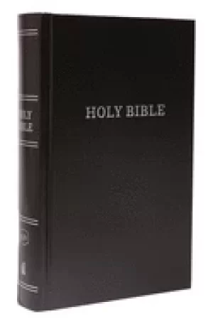 Image of kjv pew bible large print hardcover Black red letter comfort print holy bib