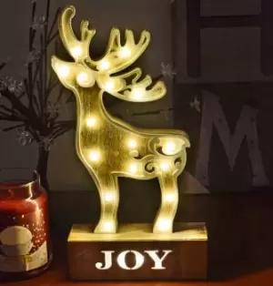 Image of Sentik LED Decorative Reindeer Lamp White
