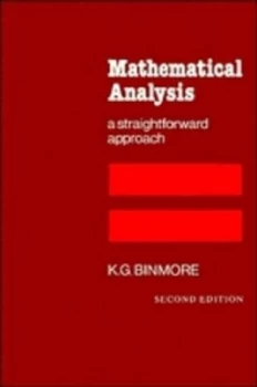 Image of Mathematical Analysis by K. G. Binmore Paperback