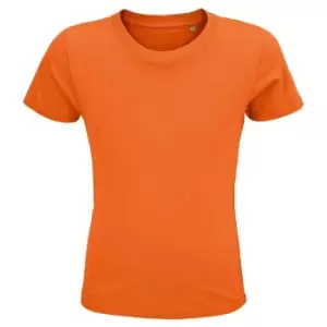 Image of SOLS Childrens/Kids Crusader Organic T-Shirt (10 Years) (Orange)