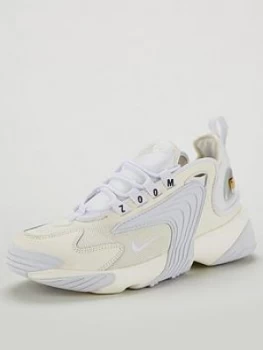 image of Nike Zoom 2K Trainers - Off White , Off White, Size 3, Women