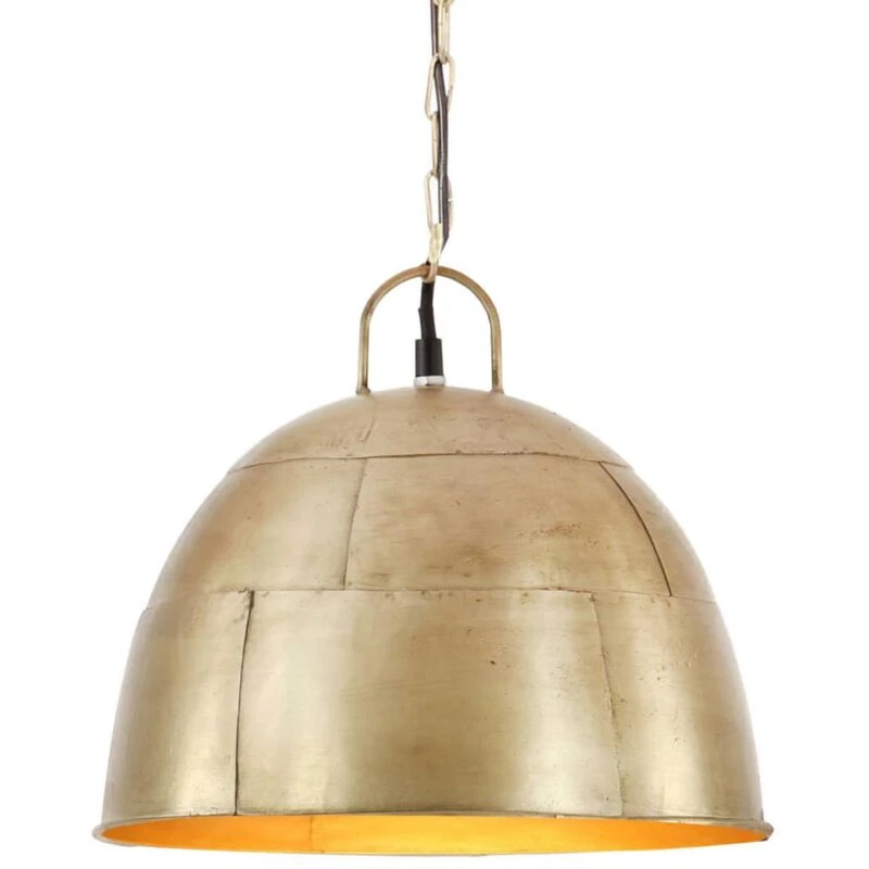 Image of VIDAXL Industrial Vintage Hanging Lamp 25 w Brass Round 31cm E27 Vidaxl 8720286024317