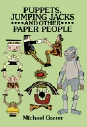 Image of puppets jumping jacks and other paper people