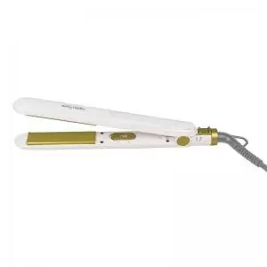 image of Nicky Clarke NSS111 Classic Hair Straighteners 50W White and Gold