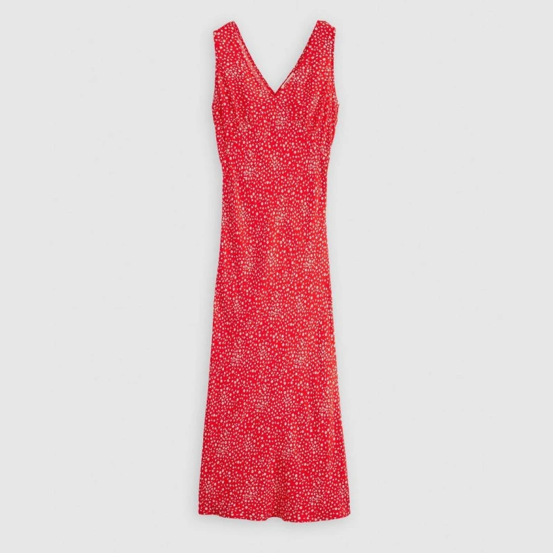 Image of Levis Womens Atalia Slip Skirt High Risk Red female 8 (XS)