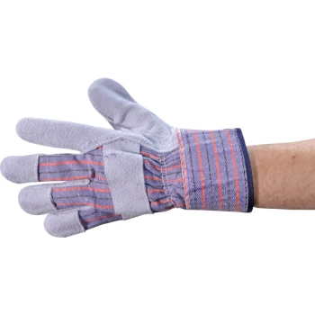 Image of Chrome Leather Rigger Gloves - Size 8